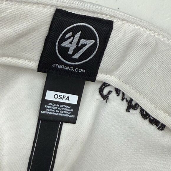 NFL 47 Brand Super Bowl Hat Cap LIX White Super Bowl Eagles Philly - Picture 7 of 8